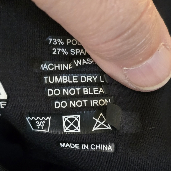 Zyia Active Women's Black Reflective Pocket Light n Tight Hi-Rise 7/8 Size 6-8 - Picture 4 of 16